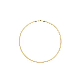 Mockberg  Thin Snake necklace gold