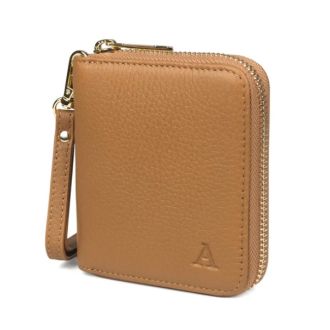Hirvennahkainen Mini Clutch-lompakko (konjakki)