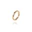Mockberg Wavy petite kullattu sormus