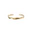 Mockberg Wavy bolded cuff kullattu rannerengas MB0173