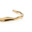 Mockberg Wavy bolded cuff kullattu rannerengas MB0173