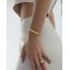 Mockberg Wavy bolded cuff kullattu rannerengas MB0173