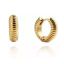 Mockberg Ribbed hoops medium MO228